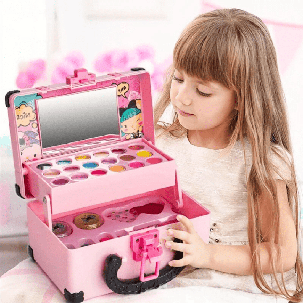 Crianças Moda Brinquedo Crianças Maquiagem Pretend Playset Styling